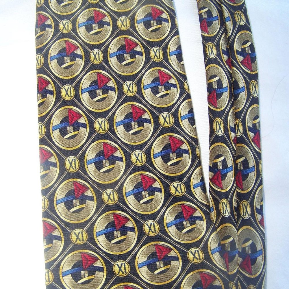 J. Garcia Clockworks Collection Tie Silk